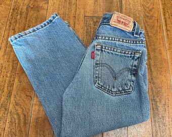 リーバイス　302 キッズ　ベビー　80 ビンテージ　Levi's デニム Levi's Vintage 302-0117 Made in USA Kid's Baby Jeans - Etsy