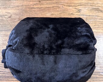 Victorian Black Velvet Hand Muff