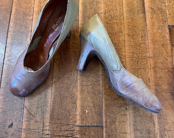 Early 1900s Women’s Leather Heels by J.P. Schulze & Co. | Edwardian/Victorian Era Shoes