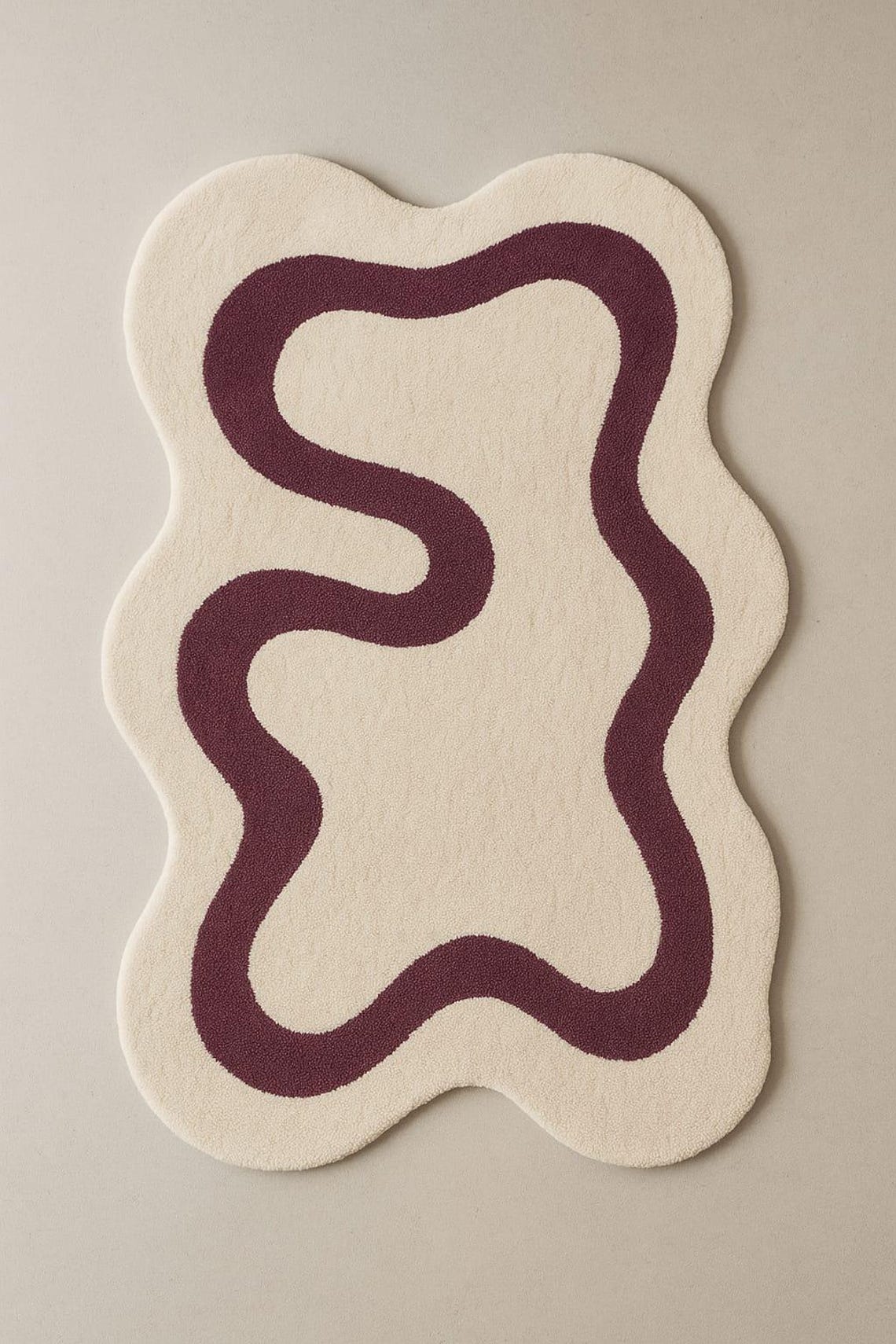 Border Irregular Shaped Rugs Brown and White Striped Shaped Rugs Odd — free download