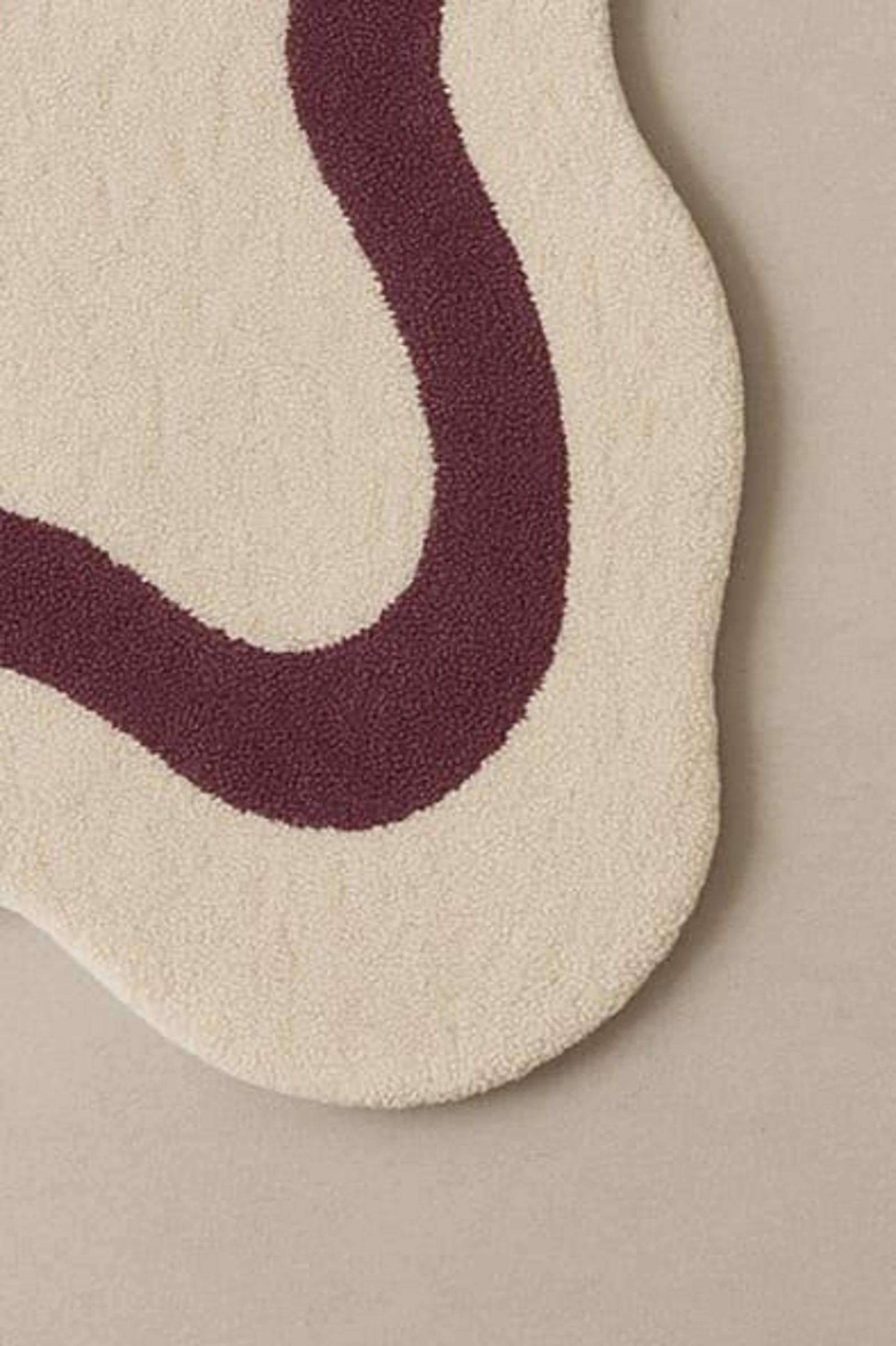 Border Irregular Shaped Rugs Brown and White Striped Shaped Rugs Odd — free download