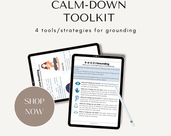 Printable Anxiety Relief Worksheets | Breathing, Grounding and Emotional Regulation Tools | Therapist & Self-Help Resource