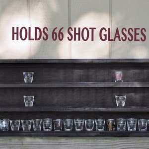 Large Shot Glass Display