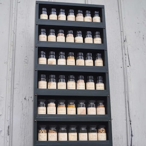 Spice Rack for Behind the Door - Extra Large - Includes Slip Bars