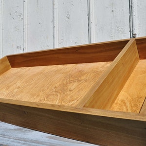 Baby Changing Tray w/ Diaper Compartment- Natural Color