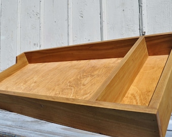 Baby Changing Tray w/ Diaper Compartment- Natural Color