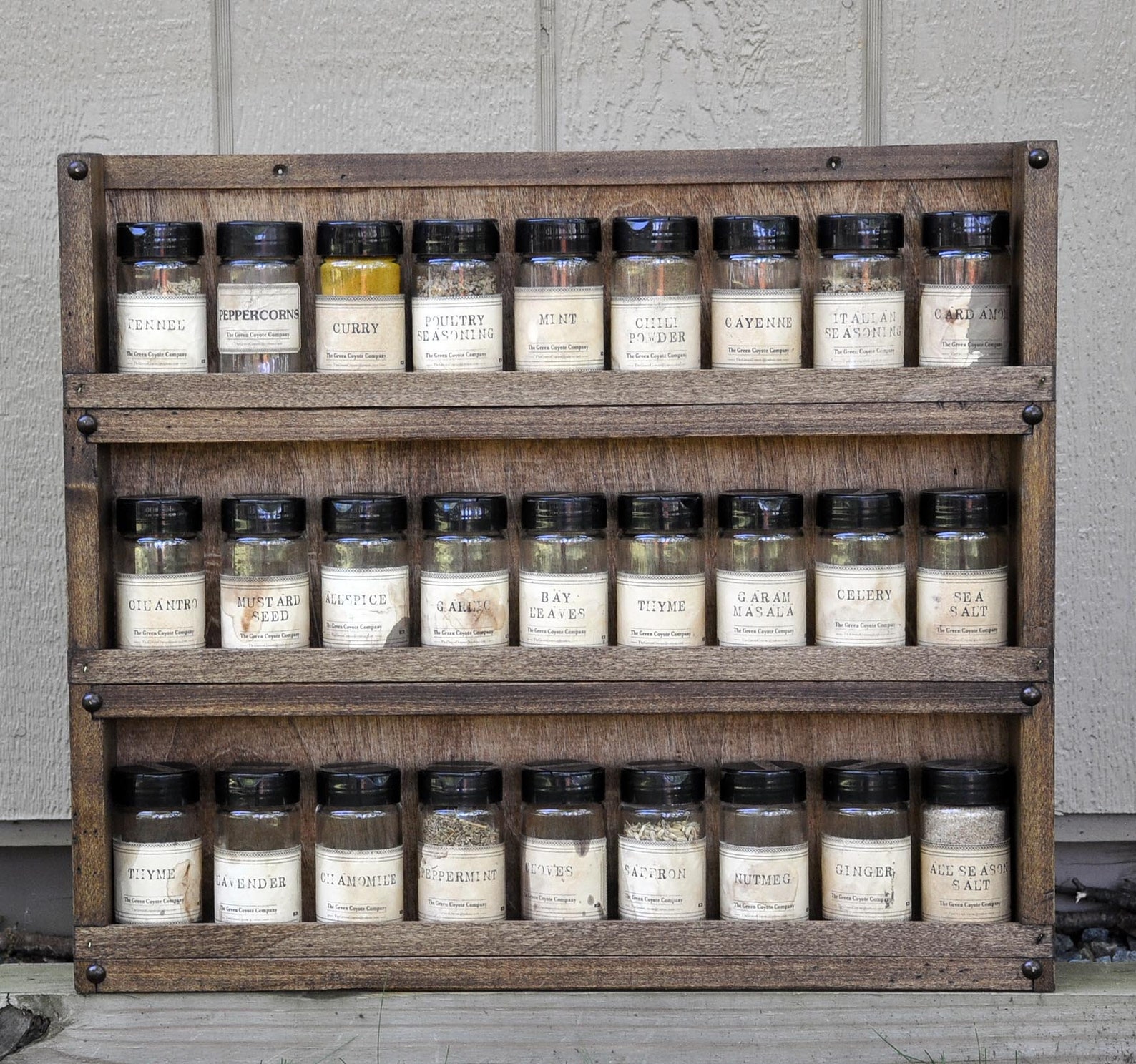 Apothecary Jar Storage Spice Rack Jar Storage Includes Etsy