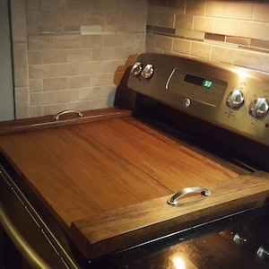 Stove Top Cover Farmhouse Stove Top Board - Noodle Board