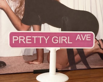 Pretty Girl Avenue Street Sign Ornament