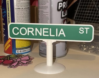 Cornelia Street Sign Ornament