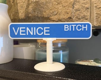 Venice Bitch Street Sign Ornament