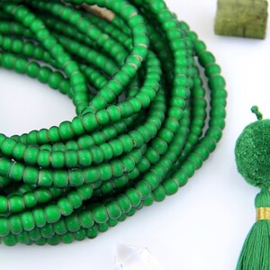32 strand Jewelry Making Supplies Silver Boho Necklace Gold Round Brass Seam Beads African Metal Spacer Beads 8mm Non-Tarnish Metal