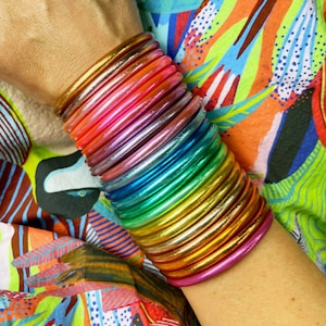 Authentic Buddhist Temple Bracelets, blessed by a Buddhist Monk, in a rainbow of colors.