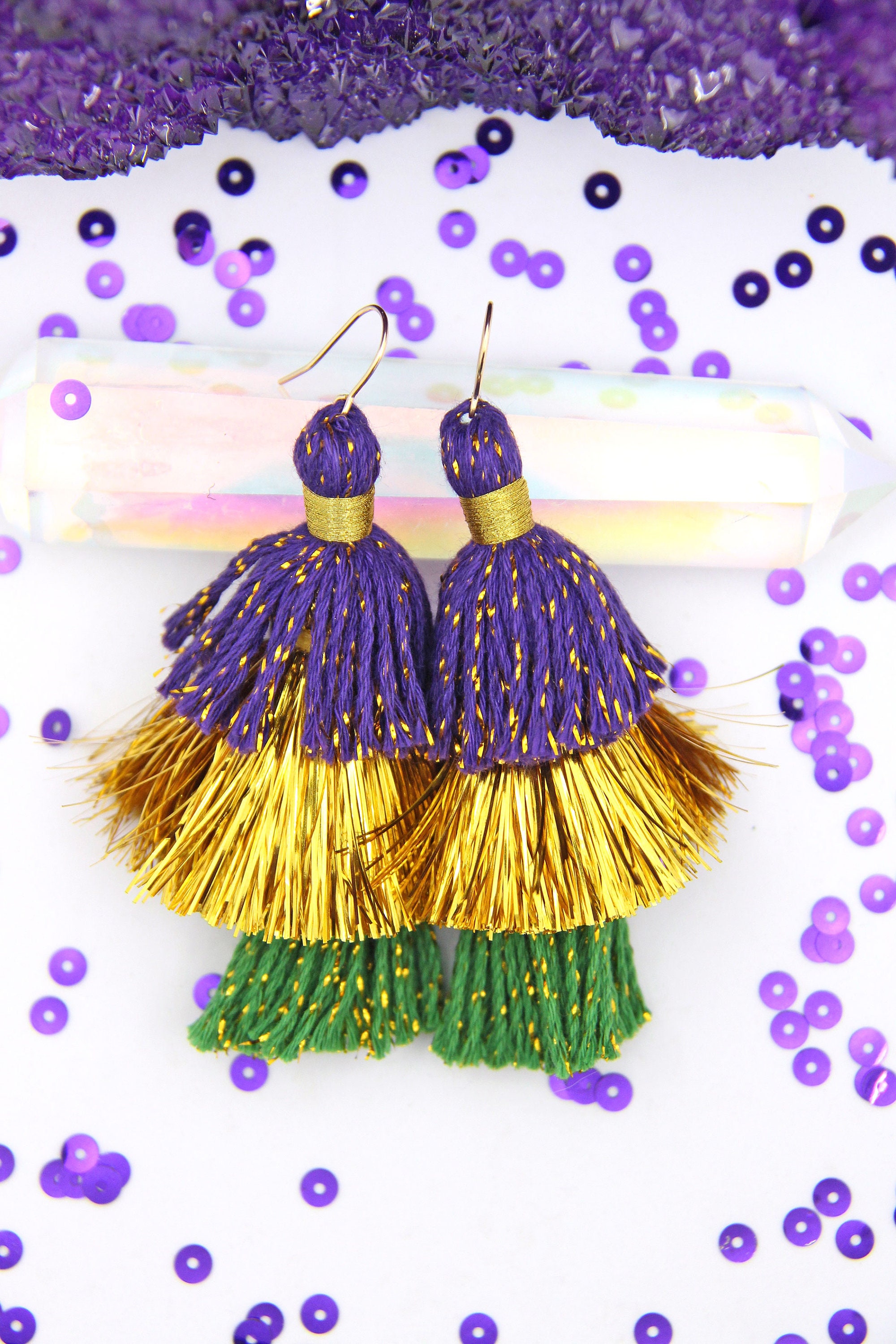 queen of sparkles mardi gras tiered dress