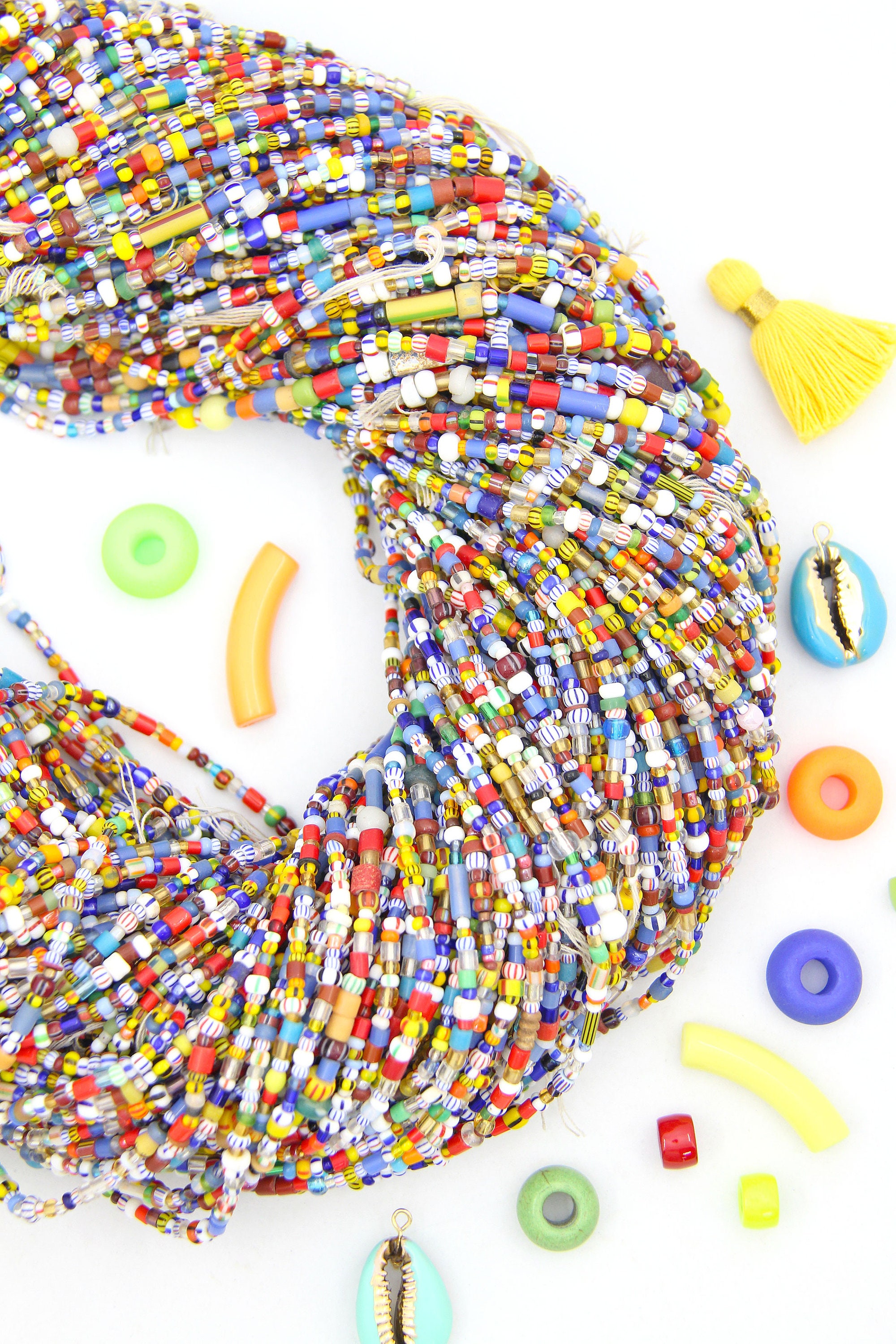 Vintage Christmas Beads, African Love Beads, Czech Glass Seed Beads, …