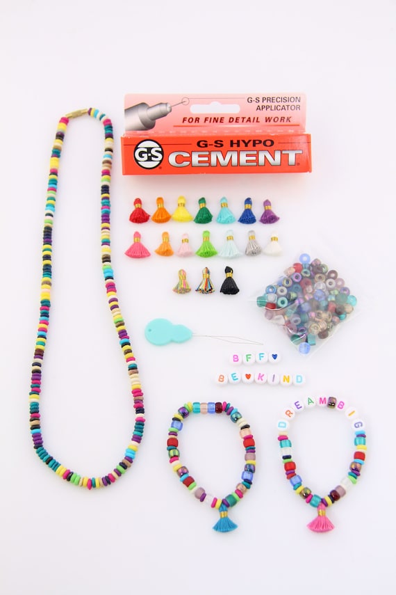 Colorful Beaded Friendship Bracelets for Kids - Projects with Kids