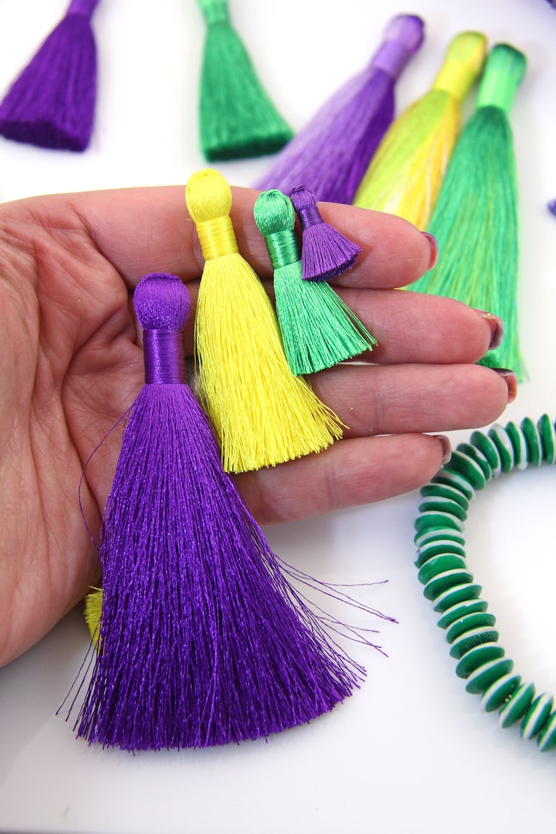 mardi gras shirt with tassels
