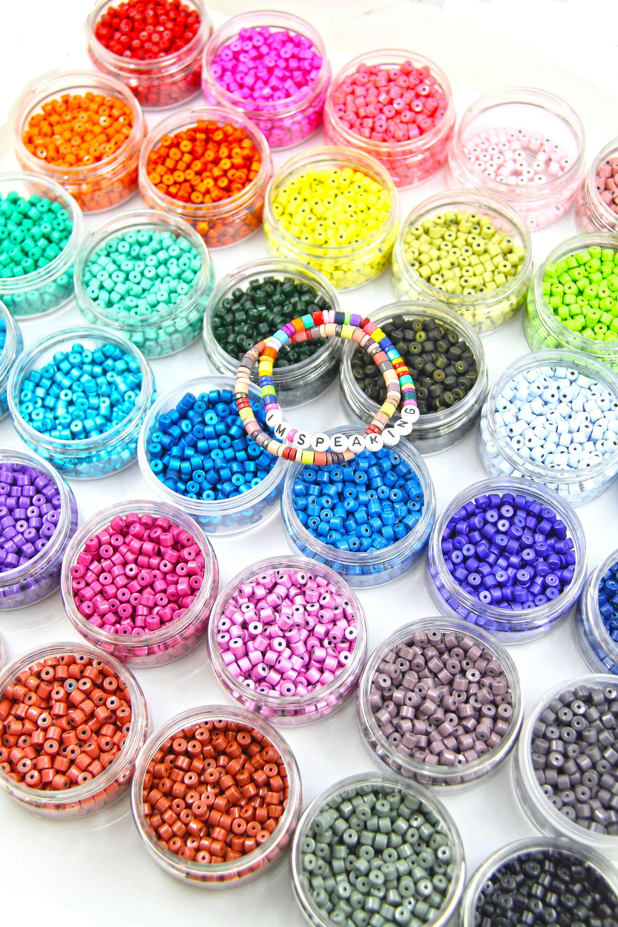 4mm Candy Disc Enamel Heishi Beads, for Tubular Bracelets, Trendy Tila  Jewelry Making Supplies, Friendship Bracelet Beads, 10 Pieces 