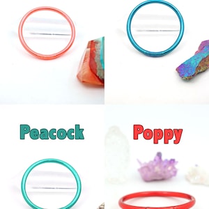 Authentic Buddhist Temple Bracelets in Coral, Ocean Blue, Peacock, and Poppy.