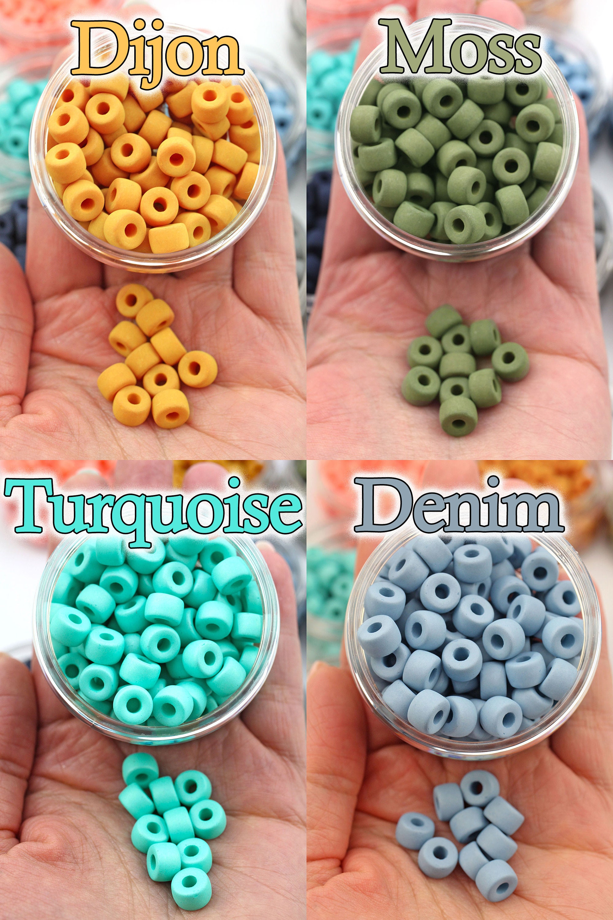 6500 Perline Di Vetro Opache 2mm - 11/0, Colorate Per Artigianato E Gioielli - Foto 2