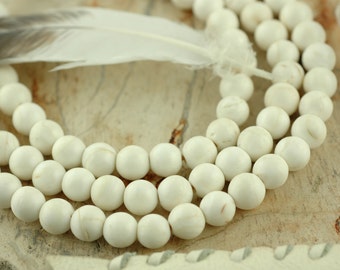 The Sound of the Sea: Natural Nepali Conch Shell Round Beads 8-9mm, 108 beads, White, Nautical Boho Yoga Fashion, Jewelry Making Supplies