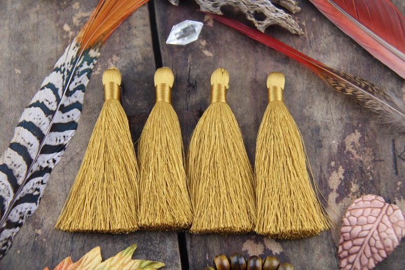 Oak Buff Golden Silky Luxe Tassels FALL Autumn Popular Color Etsy