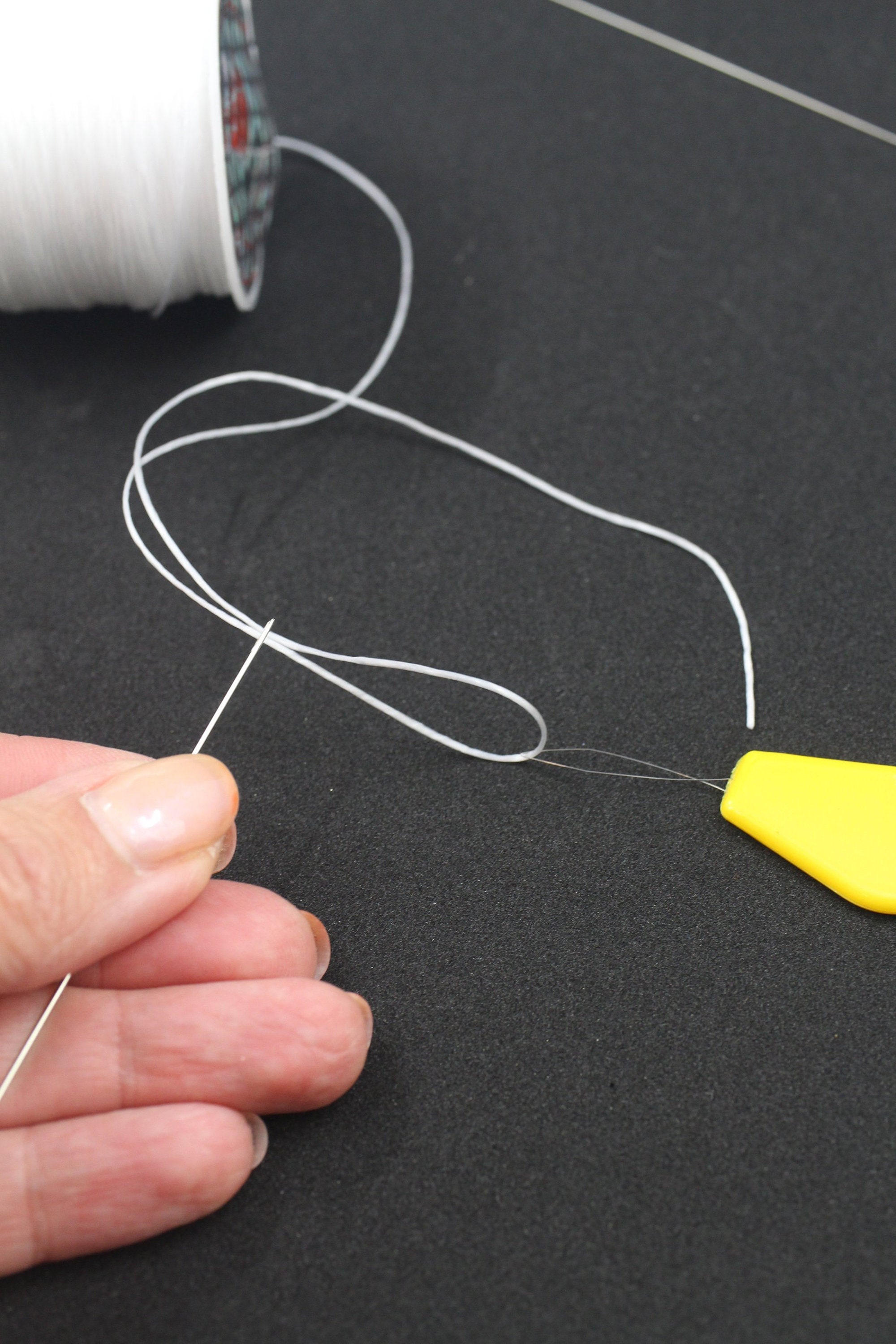 Elastic Spool, Beading Needles, Needle Threader, Beginners Kit, DIY ...