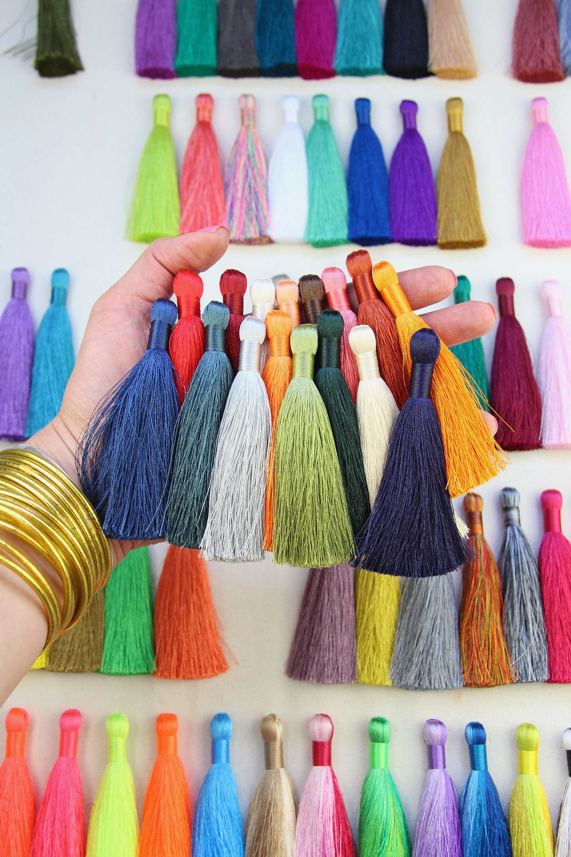 Silky Luxe Jewelry Making Tassels 3.5 Tassels for Etsy