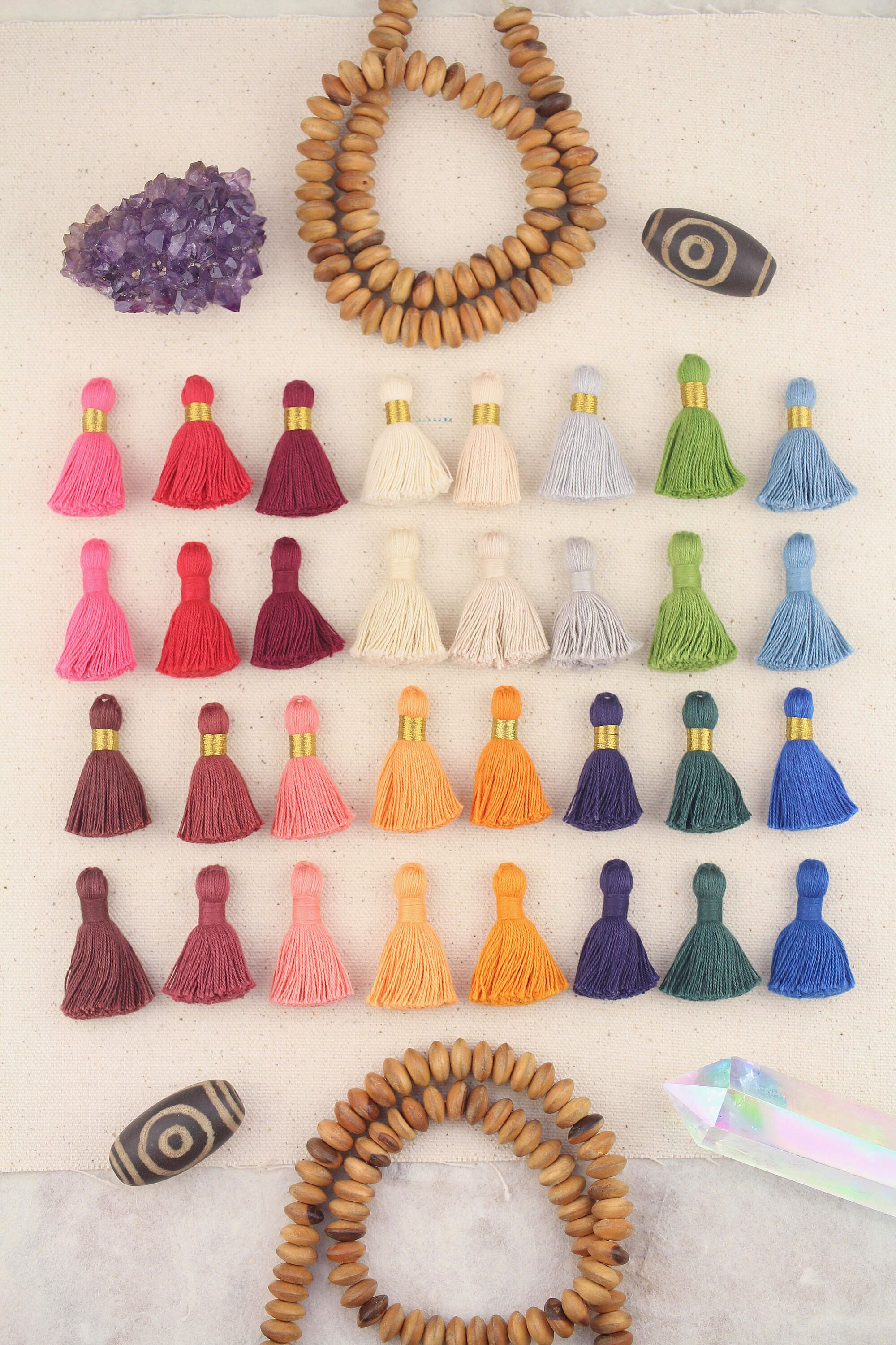 Mini Silky Jewelry Tassels, 1.25 Tassels for Earrings,Tassel Supplier