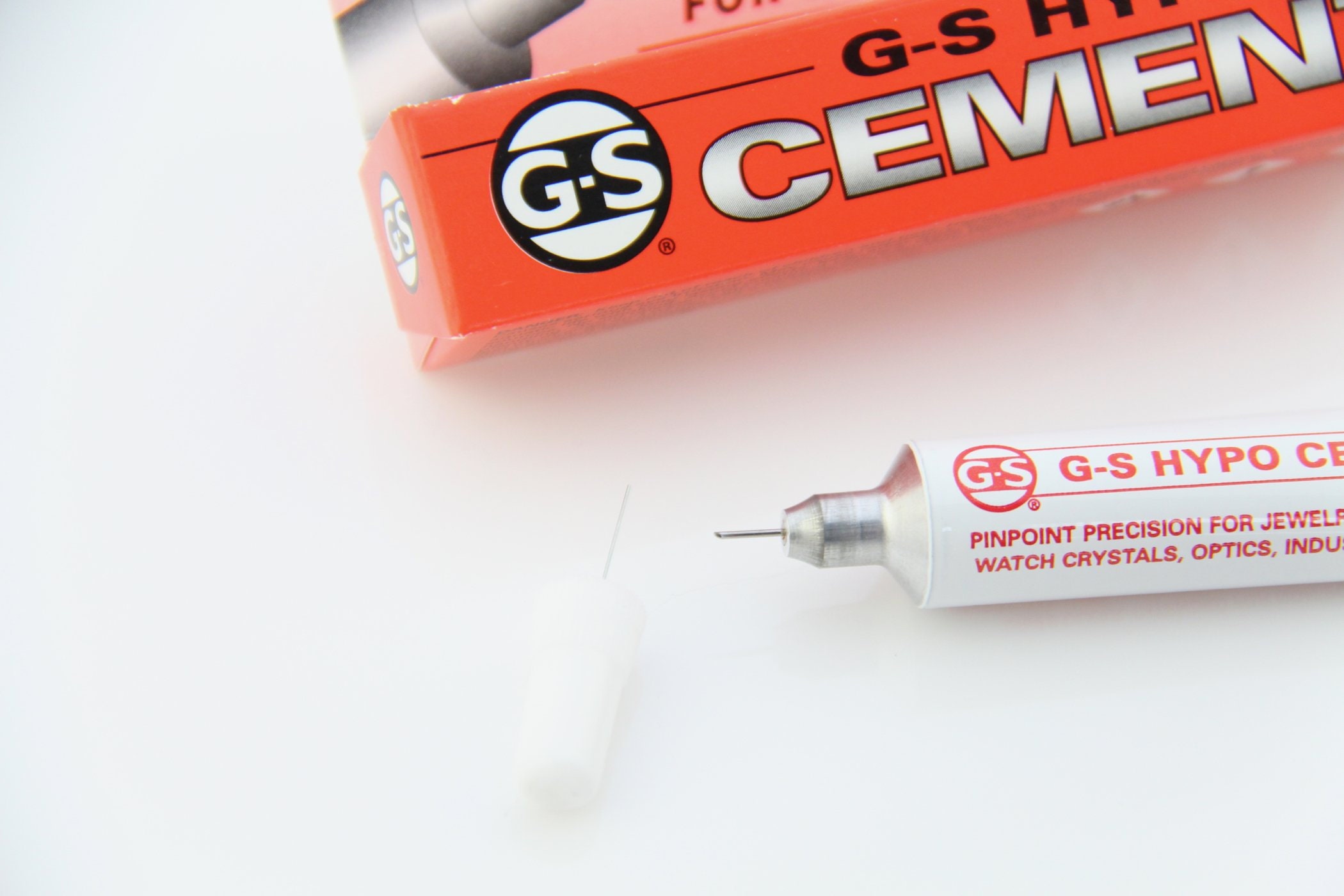 G-S Hypo-cement, Precision Applicator Tip, Glue for Jewelry Making