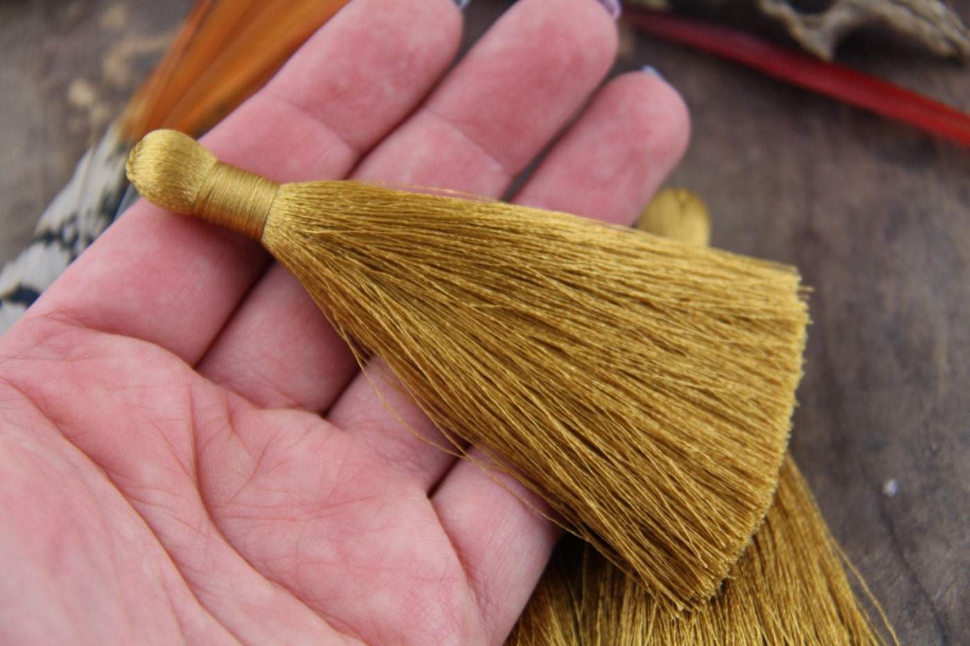 Oak Buff Golden Silky Luxe Tassels FALL Autumn Popular Color Etsy