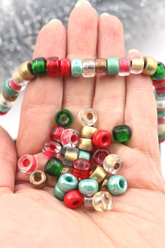 Glass Bead Mix Assorted 25 USA Color Combination 6mm to 12mm, Beading,  Jewelry Making, DIY Crafting, Arts & Sewing by Perfect Beeds Store