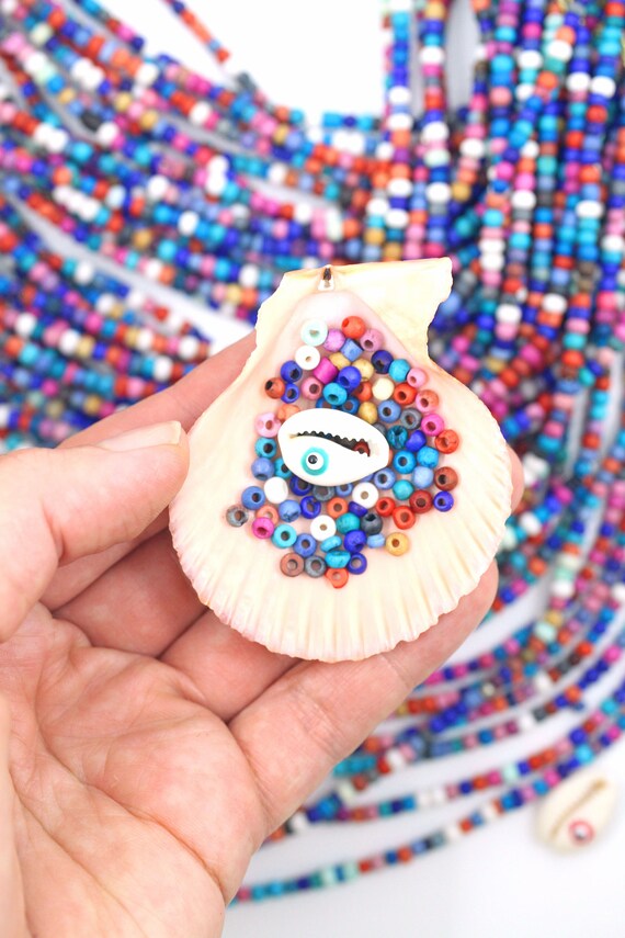 200pcs Large Hole Painted Wood Beads Wooden Charms Dyed Bead for