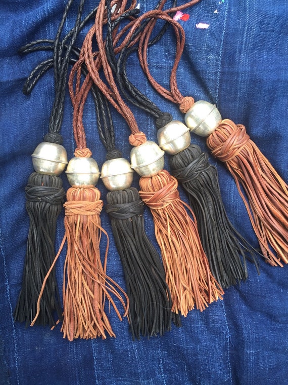 Jewelry & Beauty Black Circle cut out set of 2 leather cut out bohemian