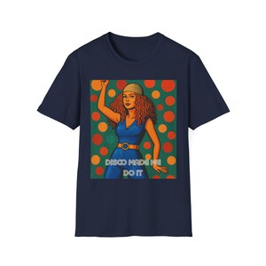 Disco Vibes Unisex Softstyle T-Shirt - Perfect for Parties, Nostalgia, Gifts, Music Lovers, Fun Occasions