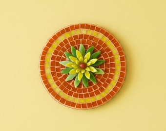 Prachtig 3D mini mozaïek kunstwerk doorsnede 15 cm