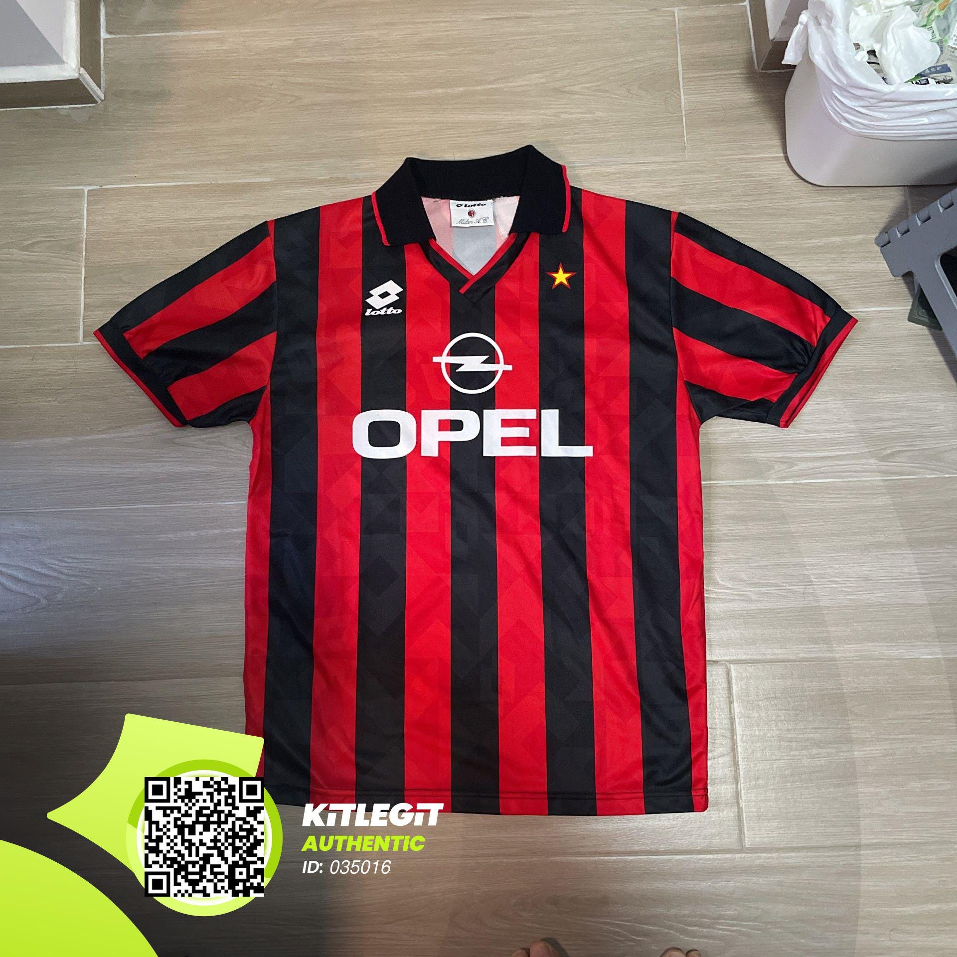 1994–1995 AC Milan Home Shirt Lotto Vintage Size L - Etsy