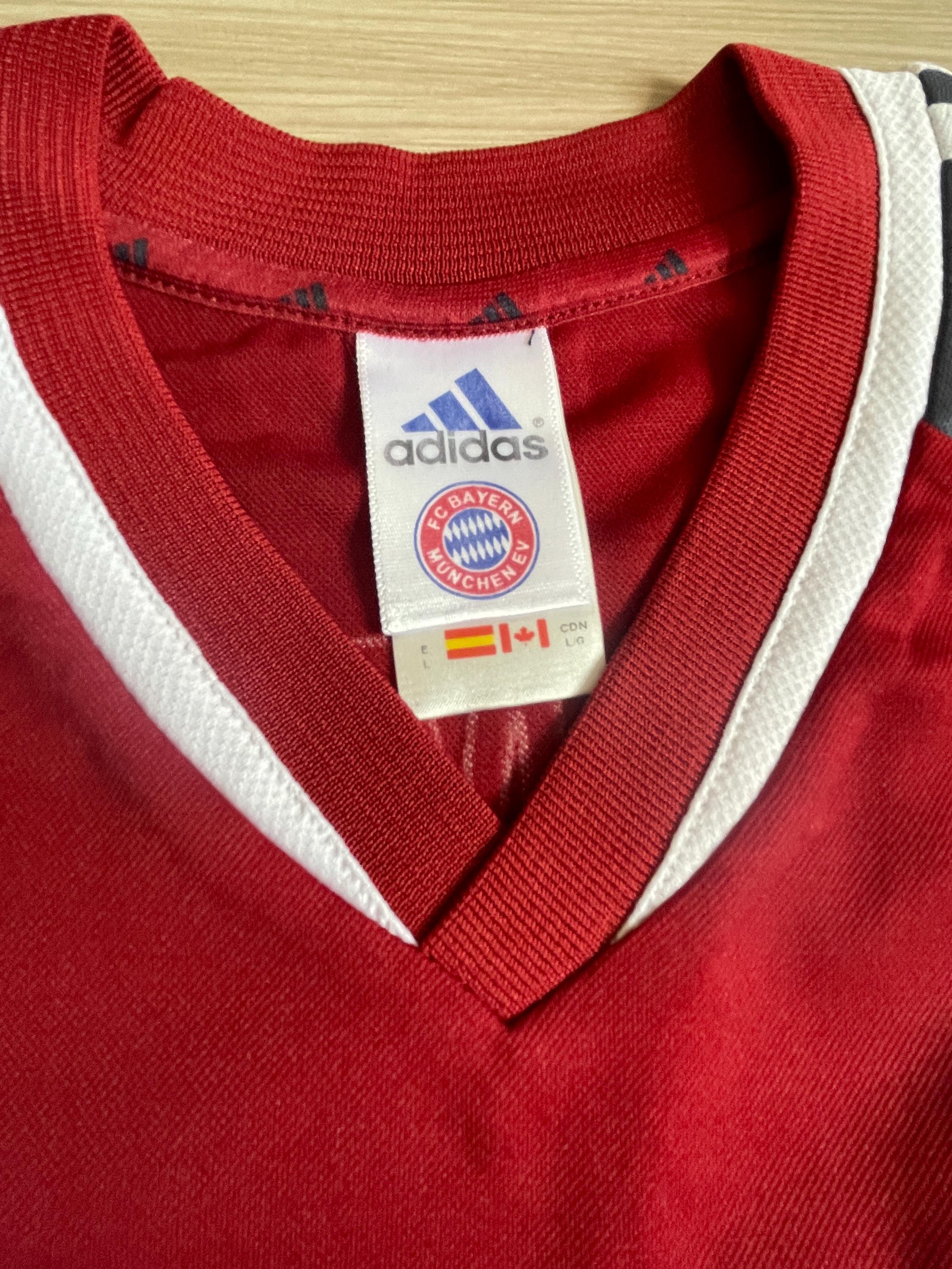 2001–2002 バイエルン・ミュンヘン ホーム シャツ アディダス