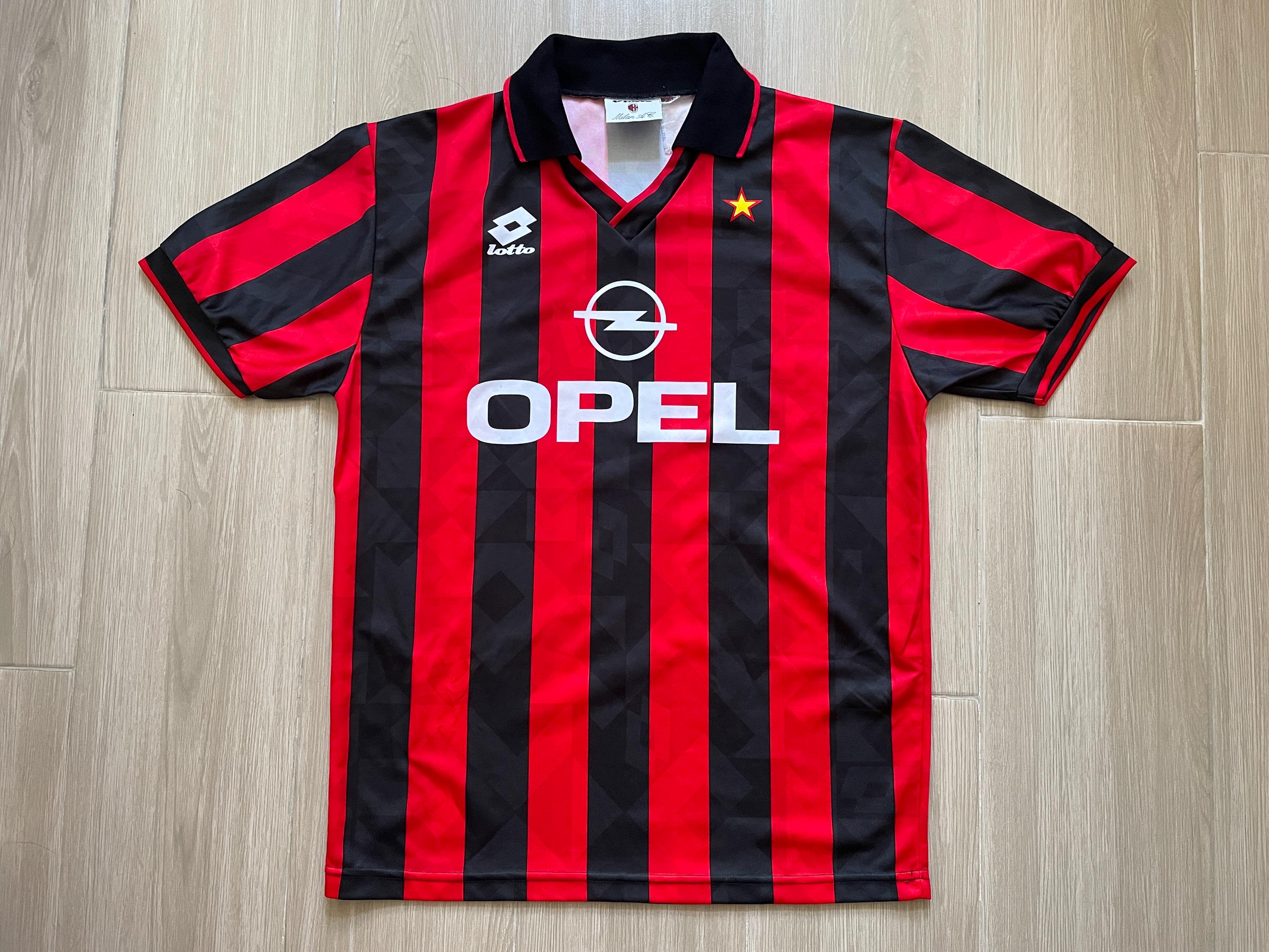 1994–1995 AC Milan Home Shirt Lotto Vintage Size L - Etsy