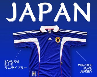 Rare Vintage Japan Football 1993 Jersey JFA Jersey Flame Stripe by