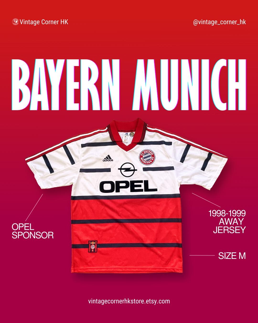 1998–2000 Bayern Munich Away Shirt Adidas Vintage Size M - Etsy