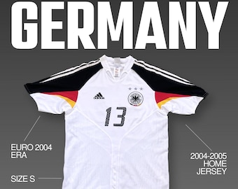 Camiseta local de Alemania 2004-2005 Adidas Vintage talla S