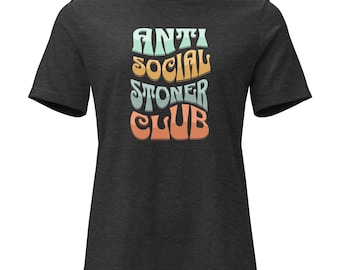 Camiseta antisocial para mujer