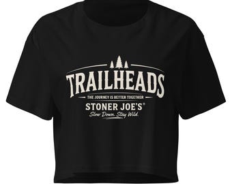 Stoner Joe's Women’s Trailheads Cropped Top Black