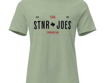 Stoner Joe's Women's License Plate Sage