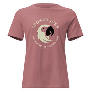 Women&#39;s Stoner Joe&#39;s Tan Parrot t-shirt