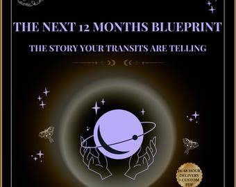 12-maanden astrologische voorspelling | Gepersonaliseerd rapport over transitmeting en levensduur