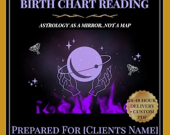 In Depth Astrological Birth Chart Reading | Solar Return Birthday Forecast Natal Chart