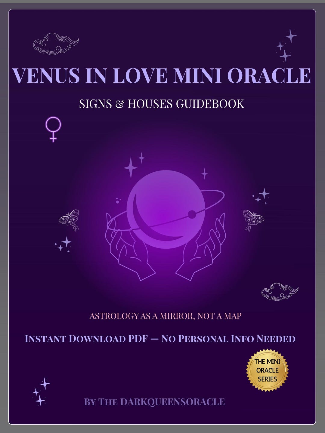 Venus in Love Mini Oracle • Signs & Houses Guidebook • Astrology Love ...