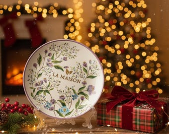 French Antique Dinner Plates Saint Amand, Muguet Model Set of 2